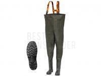 Prologic Avenger Chest Waders Green Cleated - M | EU: 40/41 UK: 6/7