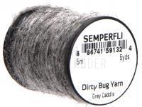Semperfli Dirty Bug Yarn 5m 5yds - Grey Caddis BESTEN KUNSTKODER Angelshop