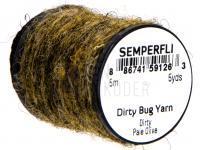 Semperfli Dirty Bug Yarn 5m 5yds - Pale Olive (Dirty) BESTEN KUNSTKODER Angelshop