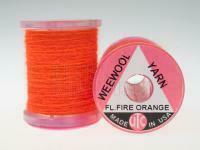 UTC Wee Wool Yarn - Fl. Fire Orange BESTEN KUNSTKODER Angelshop