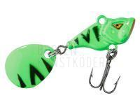 Jig Spinner Balzer Colonel Spin Buddy Evil Eye 21g 36mm - Green Firetiger UV BESTEN KUNSTKODER Angelshop