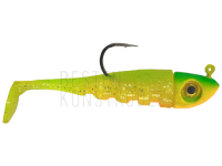 Gummifisch Delalande Toupti Shad 7cm 7g - 066 - Fire Tiger Pailleté BESTEN KUNSTKODER Angelshop