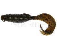 Keitech Gummiköder Flapper Grub 4 inch - Green Pumpkin PP BESTEN KUNSTKODER Angelshop