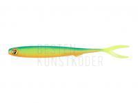 Gummifisch Fox Rage Slick Finesse Super Soft 13cm 5in - UV Blue Back Chartreuse BESTEN KUNSTKODER Angelshop