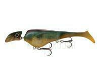 Köder Headbanger Shad 16cm Suspending - Motoroil/green