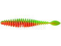 Quantum Gummifisch Magic Trout T-Worm P-Tail 6.5cm Cheese - neon green/orange