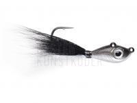 Köder Mustad Big Eye Bucktail Jig 7g  1/4oz - Black-Silver BESTEN KUNSTKODER Angelshop