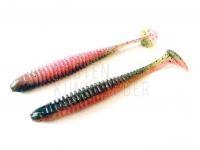 Gummifisch Noike Wobble Shad 3 inch 76 mm - 130 Greenpumpkin/Blossom BESTEN KUNSTKODER Angelshop