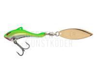 Jig Spinner Nories In The Bait Bass 90mm 7g - BR-139 Green Back Yellow Gold BESTEN KUNSTKODER Angelshop