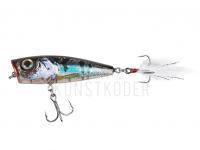 Oberflächenköder Popper Salmo Rattlin Pop 7cm - Clear Holo Smelt (CHS) BESTEN KUNSTKODER Angelshop