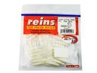Gummiköder Reins Fat G-Tail Grub 2 inch - 014 Pearl White BESTEN KUNSTKODER Angelshop