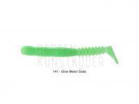 Gummifisch Reins Rockvibe Shad 2 inch - 141 Glow Melon Soda BESTEN KUNSTKODER Angelshop