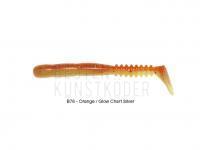 Gummifisch Reins Rockvibe Shad 2 inch - B76 Chika Orange / Glow Chart Silver BESTEN KUNSTKODER Angelshop