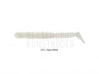 Gummifisch Reins Rockvibe Shad 3 inch - 014 Pearl White BESTEN KUNSTKODER Angelshop