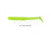 Gummifisch Reins Rockvibe Shad 3 inch - 129 Glow Chart Silver BESTEN KUNSTKODER Angelshop