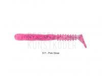 Gummifisch Reins Rockvibe Shad 3 inch - 317 Pink Silver BESTEN KUNSTKODER Angelshop