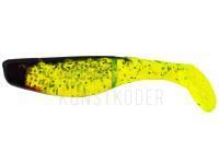 Gummifisch Relax Terminator 3 inch - S067 Black, Chartreuse-Hologram Glitter