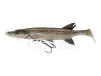Gummifisch Savage Gear 3D Pike Shad 20cm 65g - White Pike BESTEN KUNSTKODER Angelshop