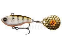 Jig Spinner Savage Gear Fat Tail Spin 5.5cm 9g - Perch Fluo BESTEN KUNSTKODER Angelshop