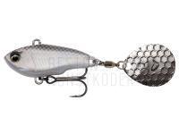 Jig Spinner Savage Gear Fat Tail Spin 8cm 24g - White Silver BESTEN KUNSTKODER Angelshop