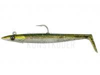 Gummifisch Savage Gear Sandeel V2 15.5cm 46g 2+1pcs - Green Silver BESTEN KUNSTKODER Angelshop