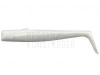 Gummifisch Savage Gear Sandeel V2 Weedless Tail 11cm 10g - White Pearl Silver