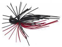 Jig-Köder Savage Gear Skirt Flirt Jig 6.5cm 10g #1 Sinking - Black Red BESTEN KUNSTKODER Angelshop