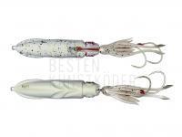 Meeresköder Savage Gear Swimsquid Inchiku 10.3cm 180g - White Glow BESTEN KUNSTKODER Angelshop