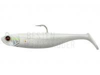 Gummifisch SG Savage Minnow 12.5cm 35g - White Pearl Silver 2+1pcs BESTEN KUNSTKODER Angelshop