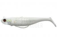 Gummifisch SG Savage Minnow Weedless 10cm 16g 2+1pcs - White Pearl Silver BESTEN KUNSTKODER Angelshop