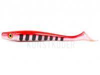 Gummifisch Shaker Baits Flathead Shad 9.5 inch | 24cm | 110g - Red Striper BESTEN KUNSTKODER Angelshop