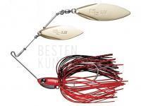 Spinnerbait Shimano Bantam Swagy DW 1/2oz 14g - Red Black BESTEN KUNSTKODER Angelshop