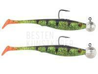 Gummifisch Spro IRIS Popeye To Go 6cm 2.5+4g #1/0 - UV Perch BESTEN KUNSTKODER Angelshop