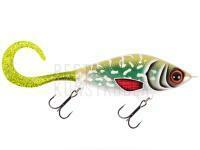 Köder Strike Pro Guppie Downsize 9cm - Glitter Pike – Green/Gold Glitter