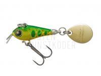 Jig Spinner Tiemco Lures Critter Tackle Riot Blade 20mm 5g - 103 Holographic Green Gold BESTEN KUNSTKODER Angelshop