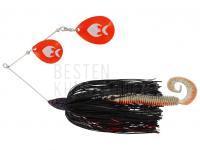 Spinnerbait Westin MonsterVibe Colorado Blades 65g - Black Mamba BESTEN KUNSTKODER Angelshop