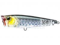 Oberflächenwobbler Yo-zuri 3DR-X Popper 65mm 6g - R1435-PSBL Prism Silver Black BESTEN KUNSTKODER Angelshop