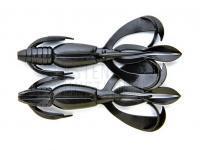 Gummiköder Keitech Crazy Flapper 2.8 inch | 71mm - 001S Black BESTEN KUNSTKODER Angelshop