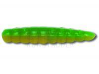 Quantum Gummiköder Magic Trout B-Maggot 25mm - Garlic | Yellow-green BESTEN KUNSTKODER Angelshop