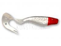 Gummifishe Delalande Sandra 9cm - 130 - Blanc Nacré Dos Noir Tête Rouge BESTEN KUNSTKODER Angelshop