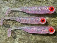 Gummifische Great Fish GF1 49mm 1g - no scent - glitter pink BESTEN KUNSTKODER Angelshop