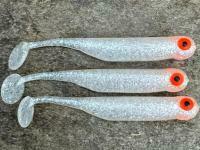 Gummifische Great Fish GF1 49mm 1g - no scent - silver pearl BESTEN KUNSTKODER Angelshop