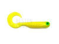 Gummifische Great Fish GF1 Twister 49mm - no scent - yellow BESTEN KUNSTKODER Angelshop