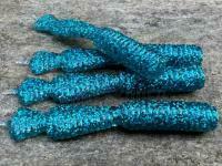 Gummifische Great Fish GF2 Leech 60mm 1.8g - no scent - glitter blue BESTEN KUNSTKODER Angelshop