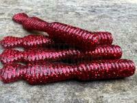 Gummifische Great Fish GF2 Leech 60mm 1.8g - no scent - glitter red BESTEN KUNSTKODER Angelshop