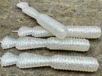 Gummifische Great Fish GF2 Leech 60mm 1.8g - no scent - silver pearl BESTEN KUNSTKODER Angelshop