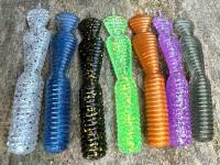 Gummifische Great Fish GF2 Leech MIX 60mm 1.8g - bezzapachowy -  multicolor I