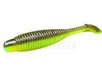 Gummifische Lunker City Grubster 5cm - #277 Green Pumpkin/ Chartreuse BESTEN KUNSTKODER Angelshop