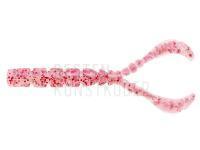 Gummifishe Mustad AJI Worm Chiki-Chiki 1.7" 4.3cm - Clear Red Glitter BESTEN KUNSTKODER Angelshop