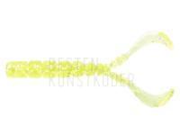 Gummifishe Mustad AJI Worm Chiki-Chiki 1.7" 4.3cm - UV Clear Chart BESTEN KUNSTKODER Angelshop